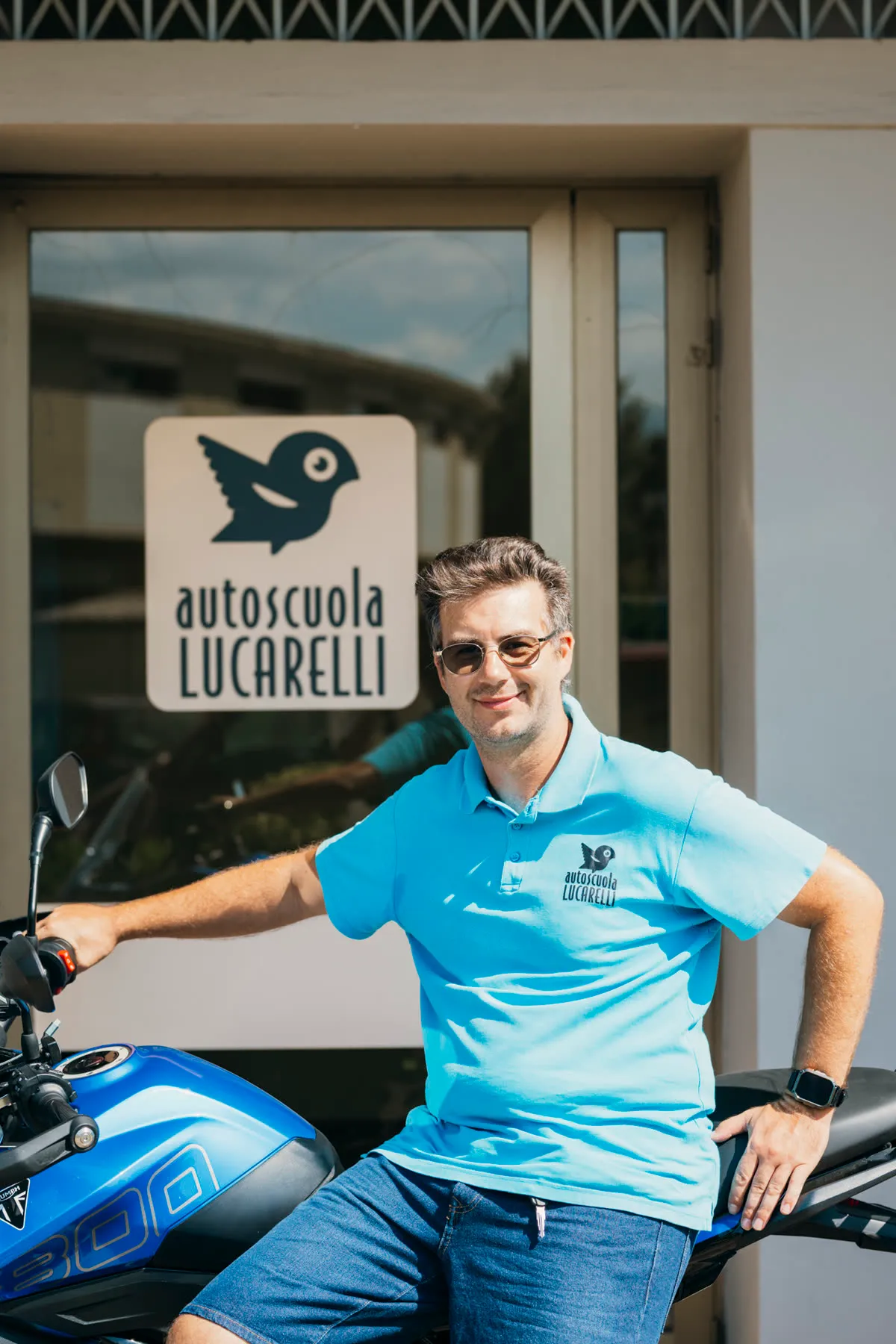 Il team dell'autoscuola Lucarelli